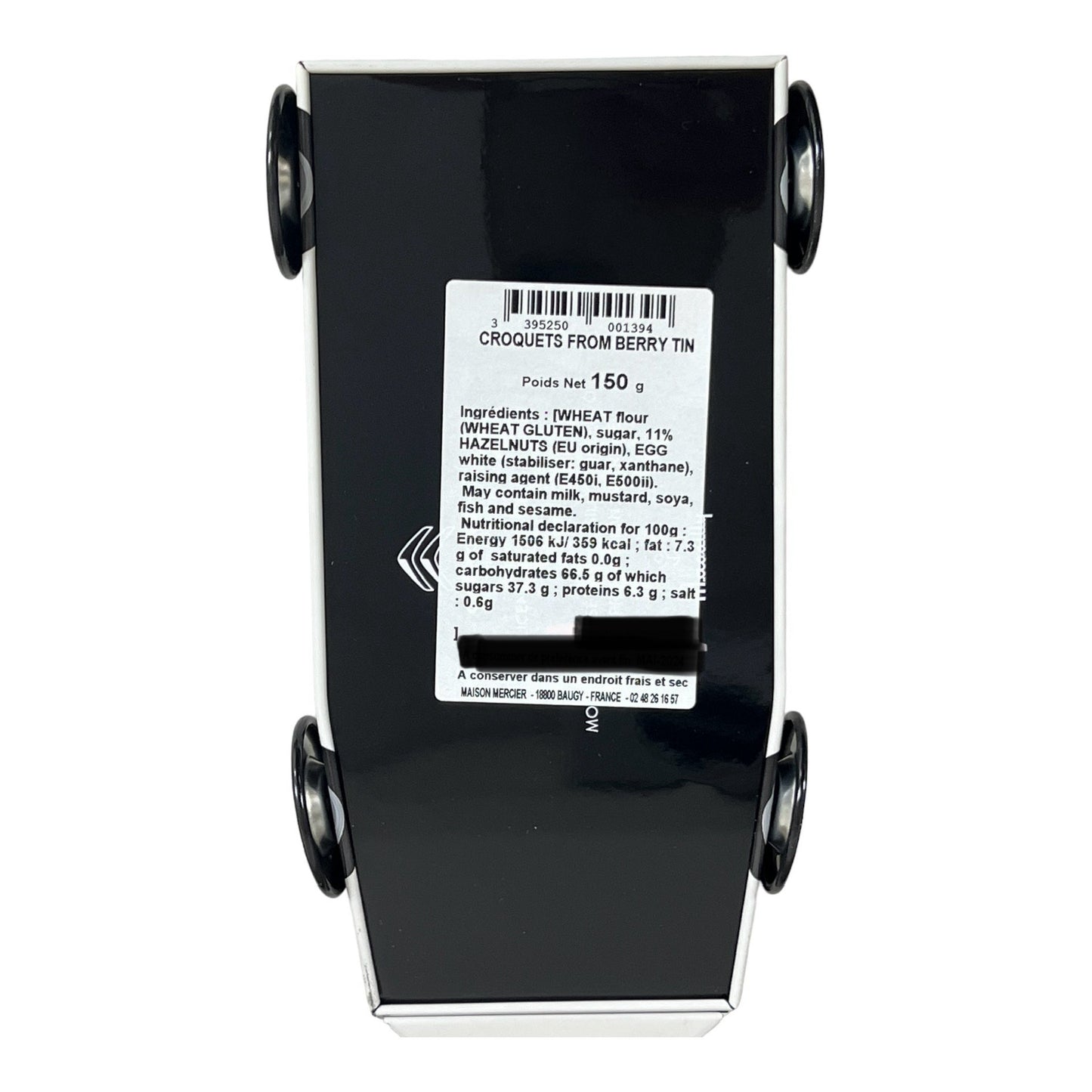 Mercier Hazelnut Cookies in Retro Van Tin 5.3 oz (150g)