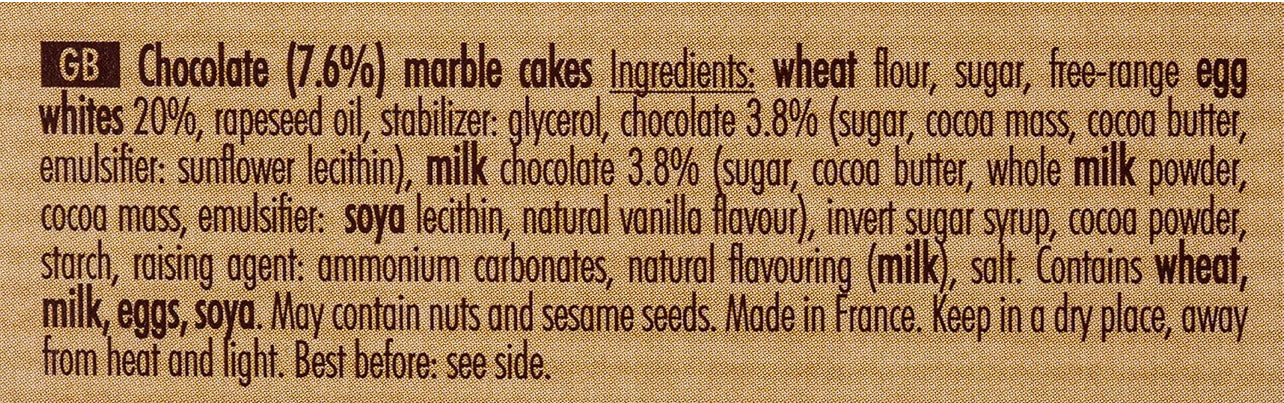 St Michel French Donuts Marble Cake, 6.35 oz