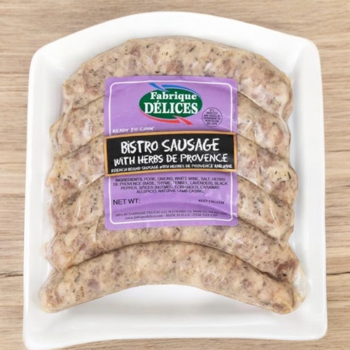 All Natural Chipolatas - Bistro Sausage w/ Provence Herbs by Fabrique Délices (Frozen), 12oz