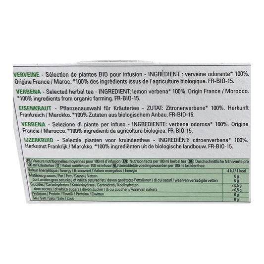 Les 2 Marmottes Organic Verbena Herbal Tea