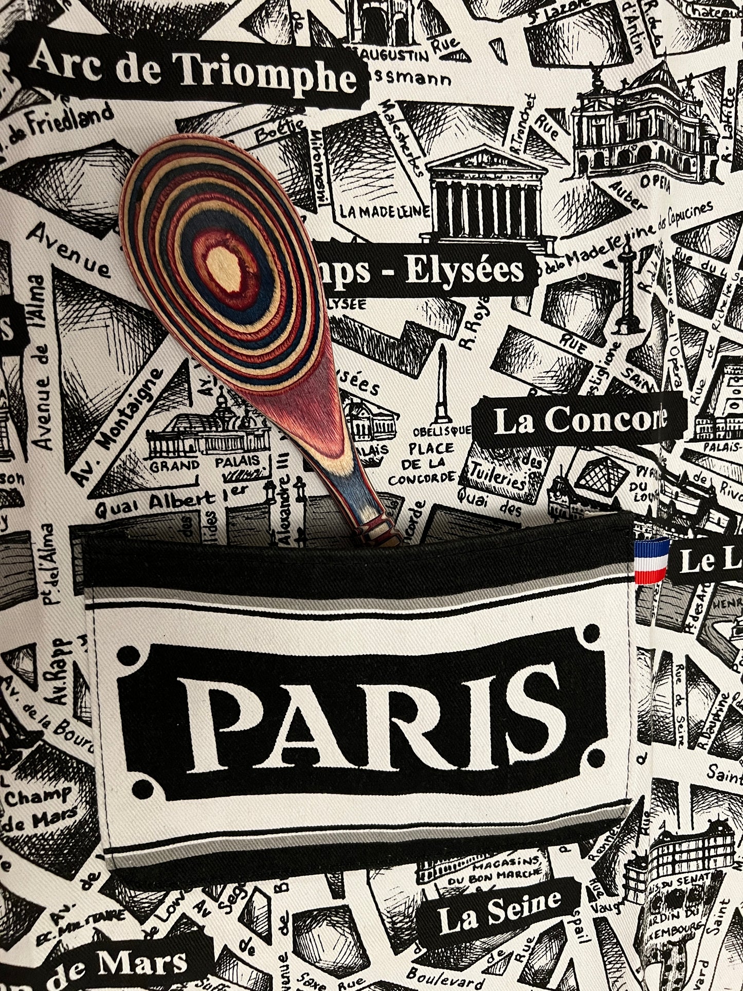 Paris Map Apron