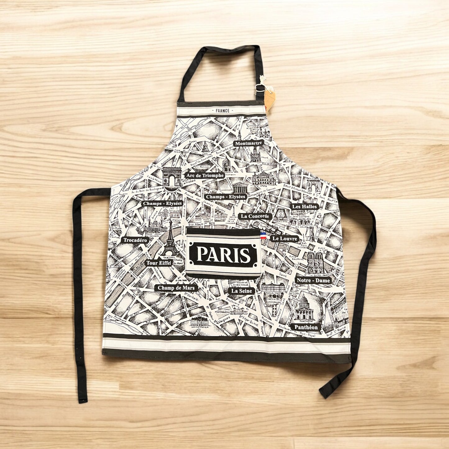 Paris Map Apron
