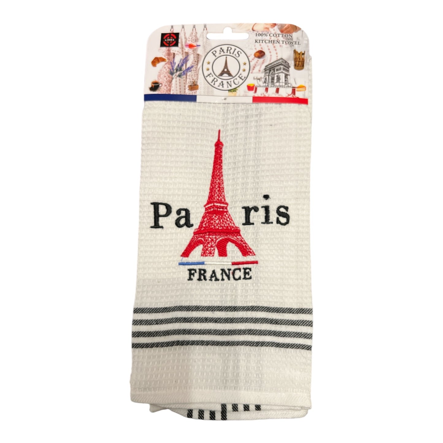 French Paris Eiffel Tower Kitchen Towel