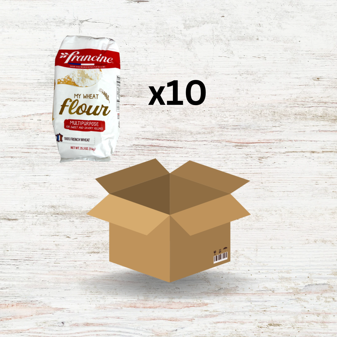 Case of 10 - All purpose Francine Wheat Flour T65, 2.2 lb