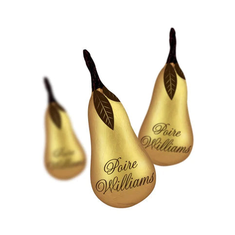 Abtey Poire Williams Brandy Filled Dark Chocolate Pears, 7.8 oz Box