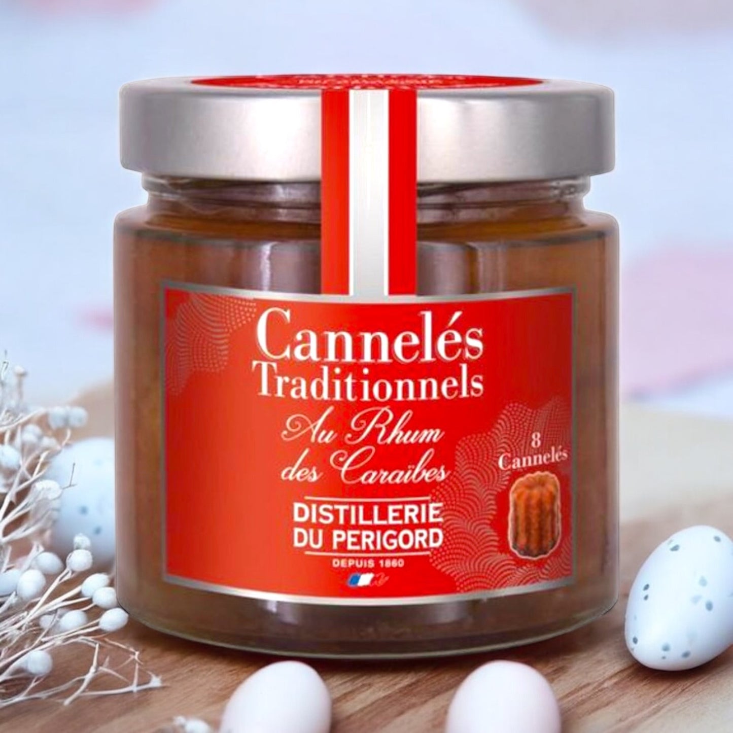 Distillerie du Périgord Cannelés with Caribbean Rum, 14.5oz