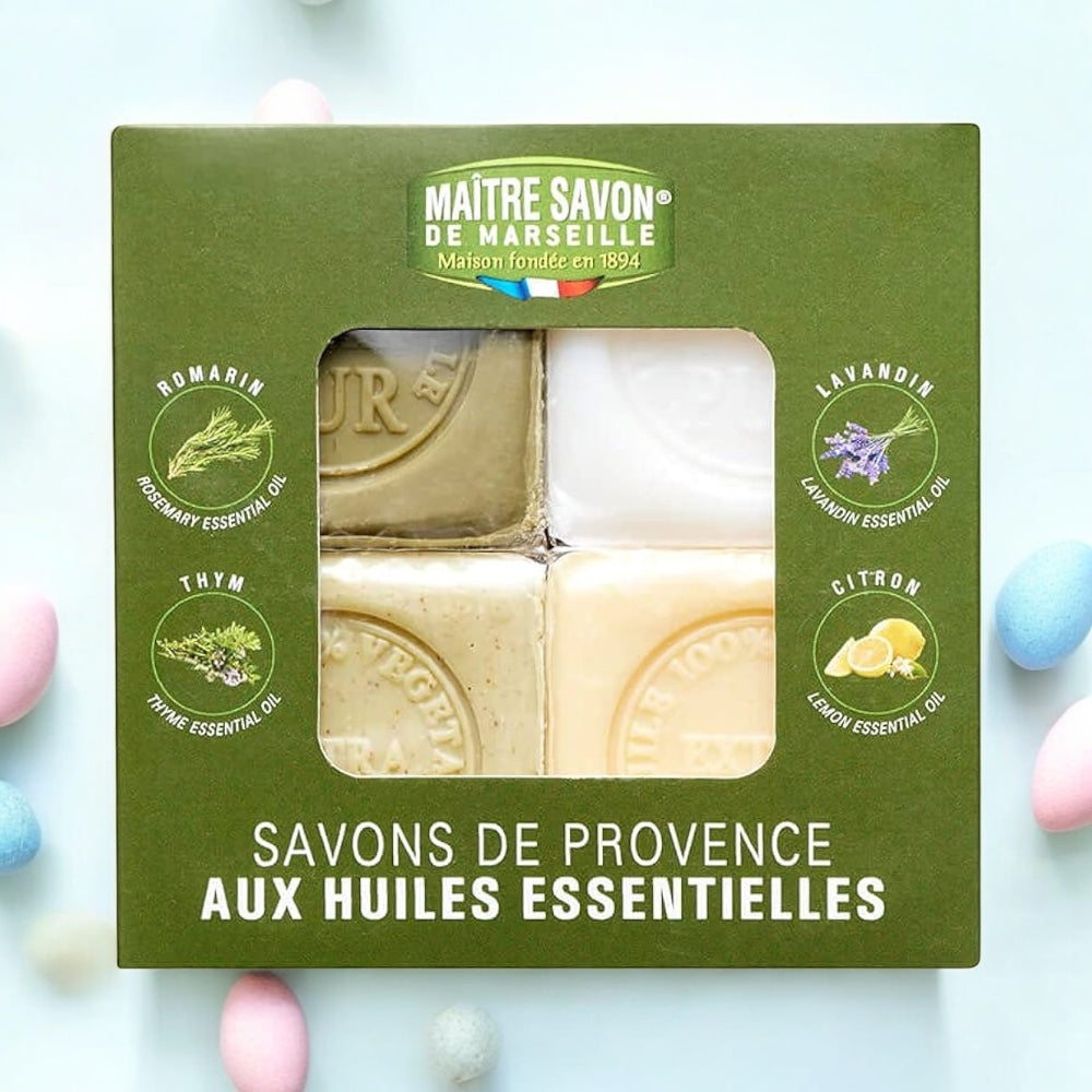 Maitre Savon de Marseille - Gift Box of 4 Provence Soaps