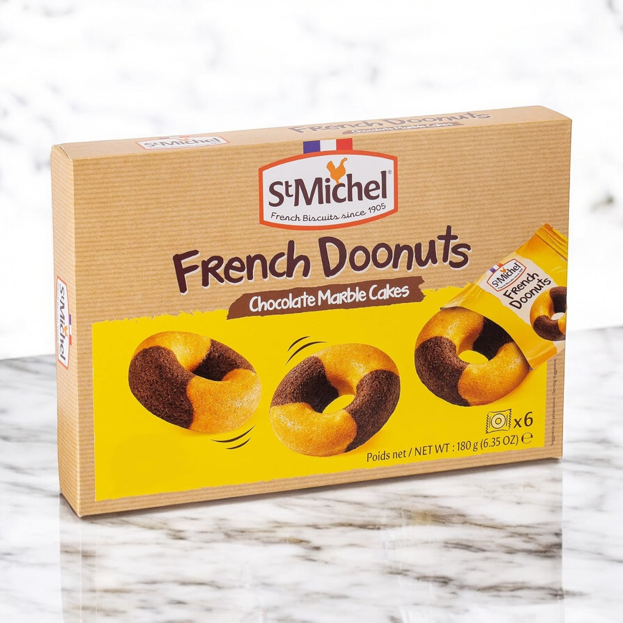 St Michel French Donuts Marble Cake, 6.35 oz