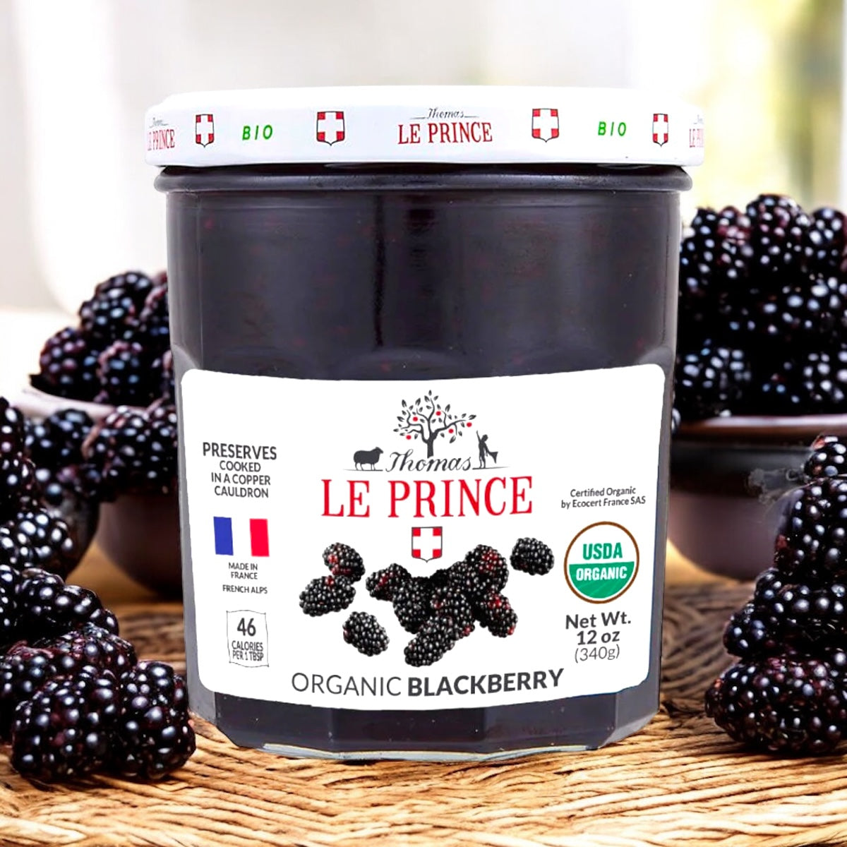 Le Prince Organic Jam - Blackberry