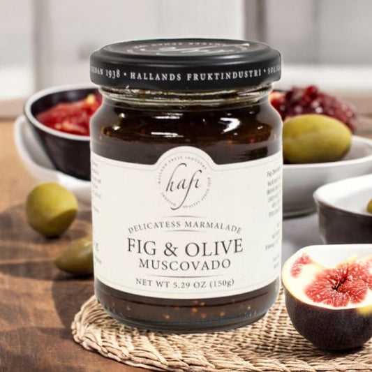 Hafi Fig & Olive Muscovado Marmalade 4.93oz