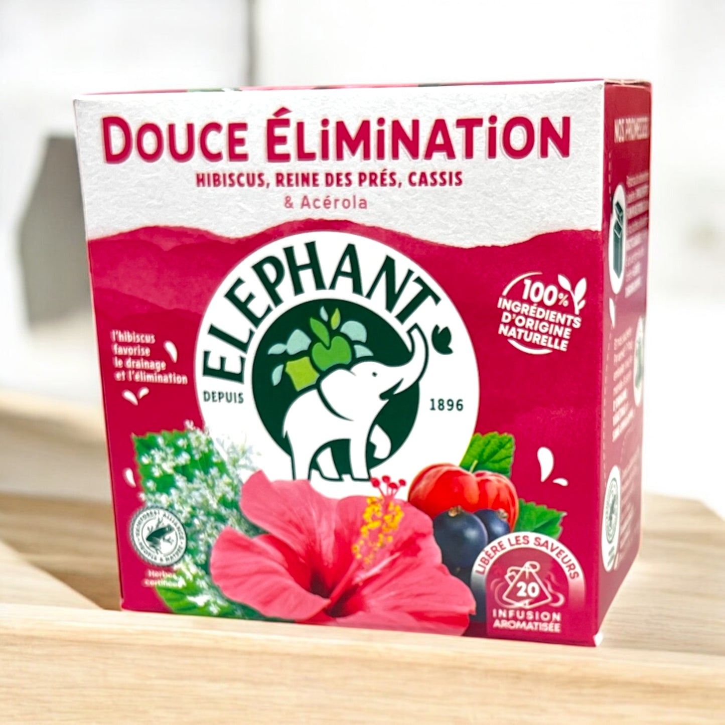 Elephant Gentle Elimination Herbal Tea, 20 Sachets, 1.2oz (34g)