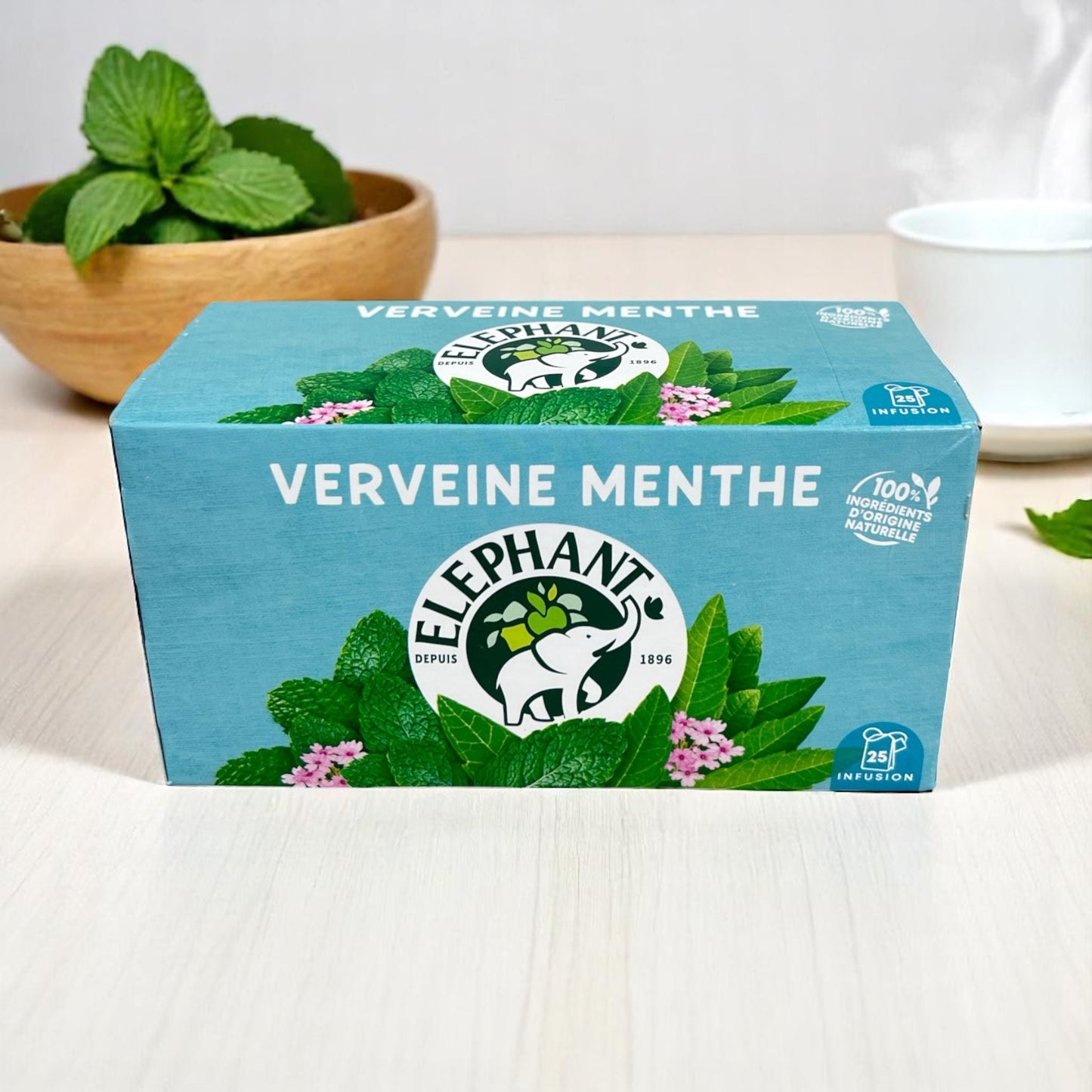 Elephant Verbena & Mint Herbal Tea, 25 tea bags