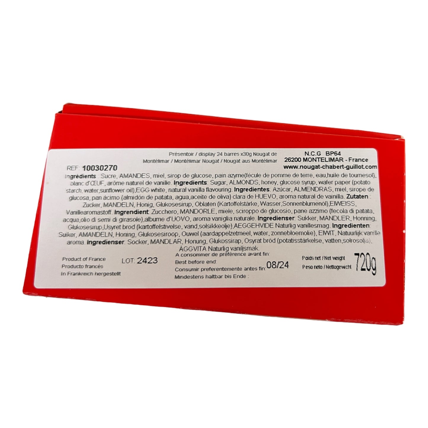 French Mini Nougat by Chabert Guillot, 1 oz