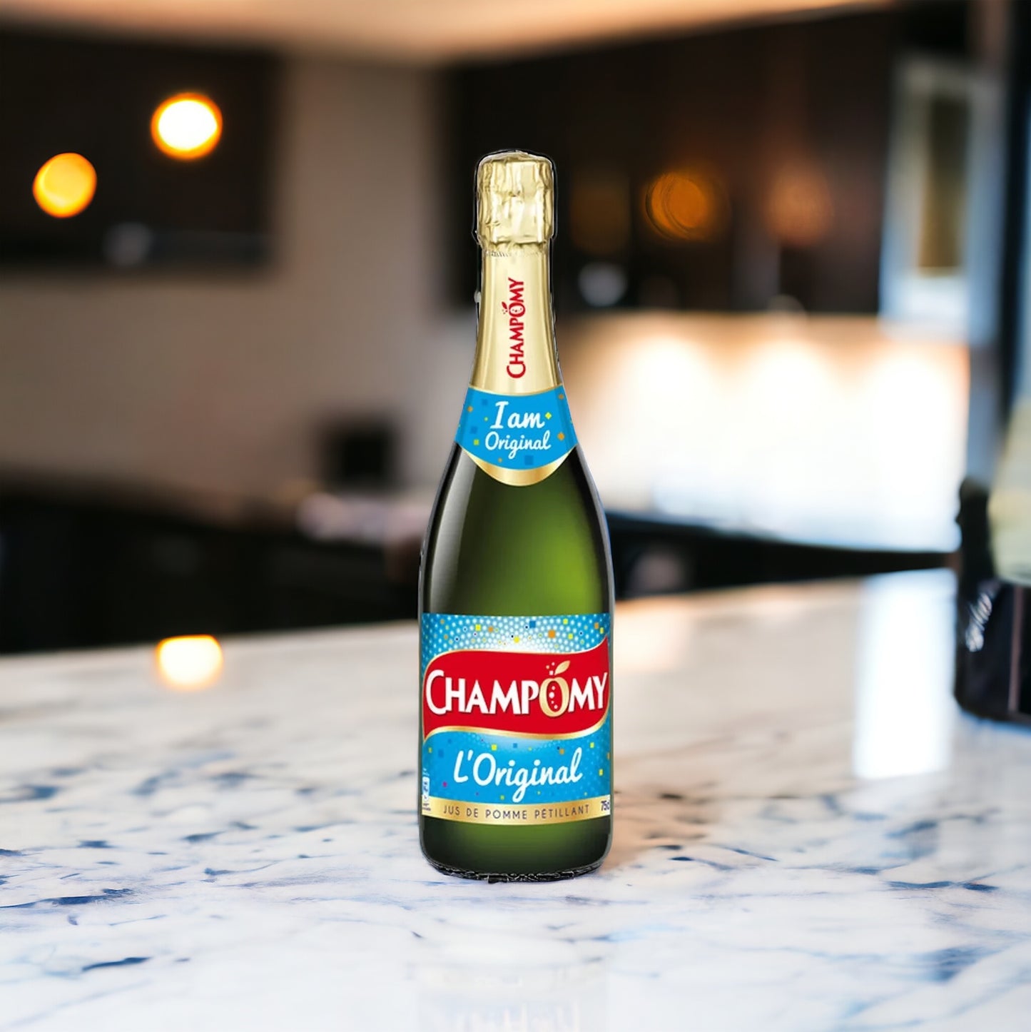 Champomy French Sparkling Cider Juice, 25.4 fl oz (75cl)