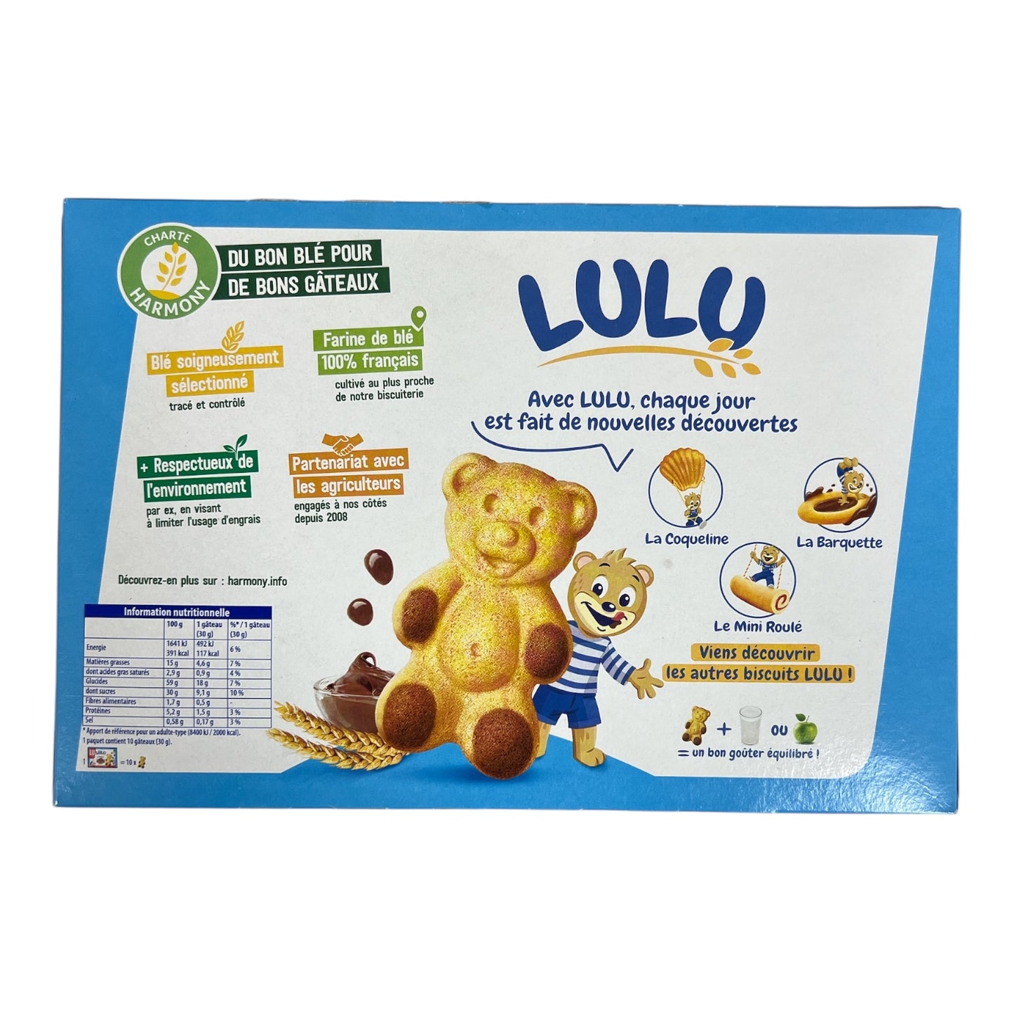 Lulu l'Ourson Chocolate Bear Cake Family Size 10.58 oz.