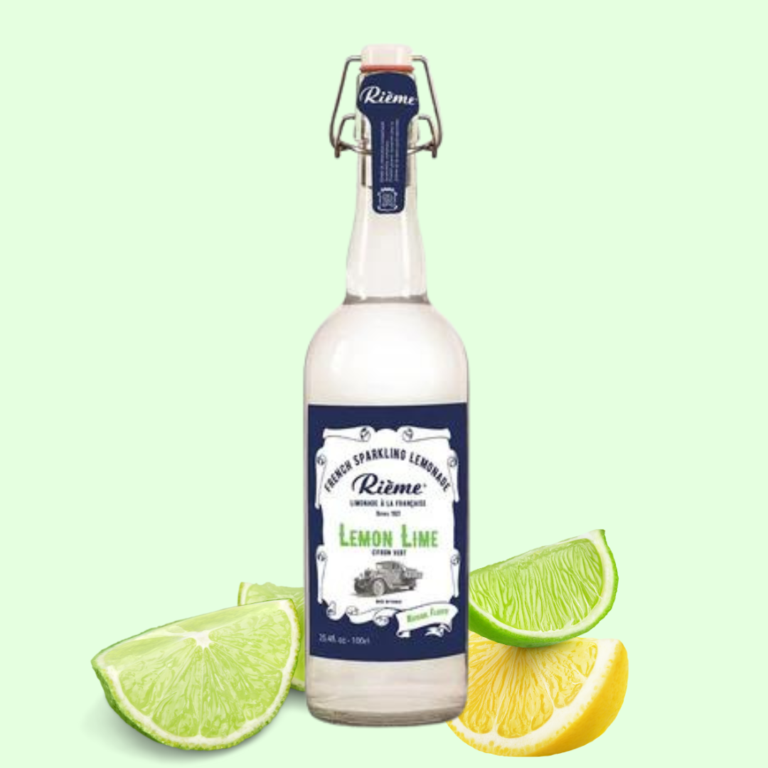 Rieme French Sparkling Lemon Lime Lemonade, 25.4 fl oz (750 ml