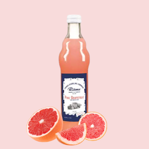 Rieme French Sparkling Pink Grapefruit Lemonade, 11 fl oz (330 ml)