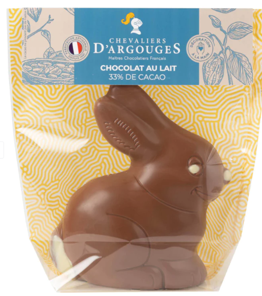 Chevaliers d'Argouges Milk Chocolate Bunny, 4.2 oz