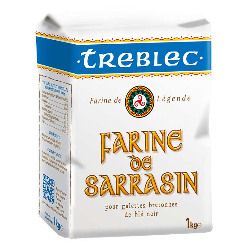Treblec Buckwheat Flour, Gluten Free, 2.2 lb (1kg)