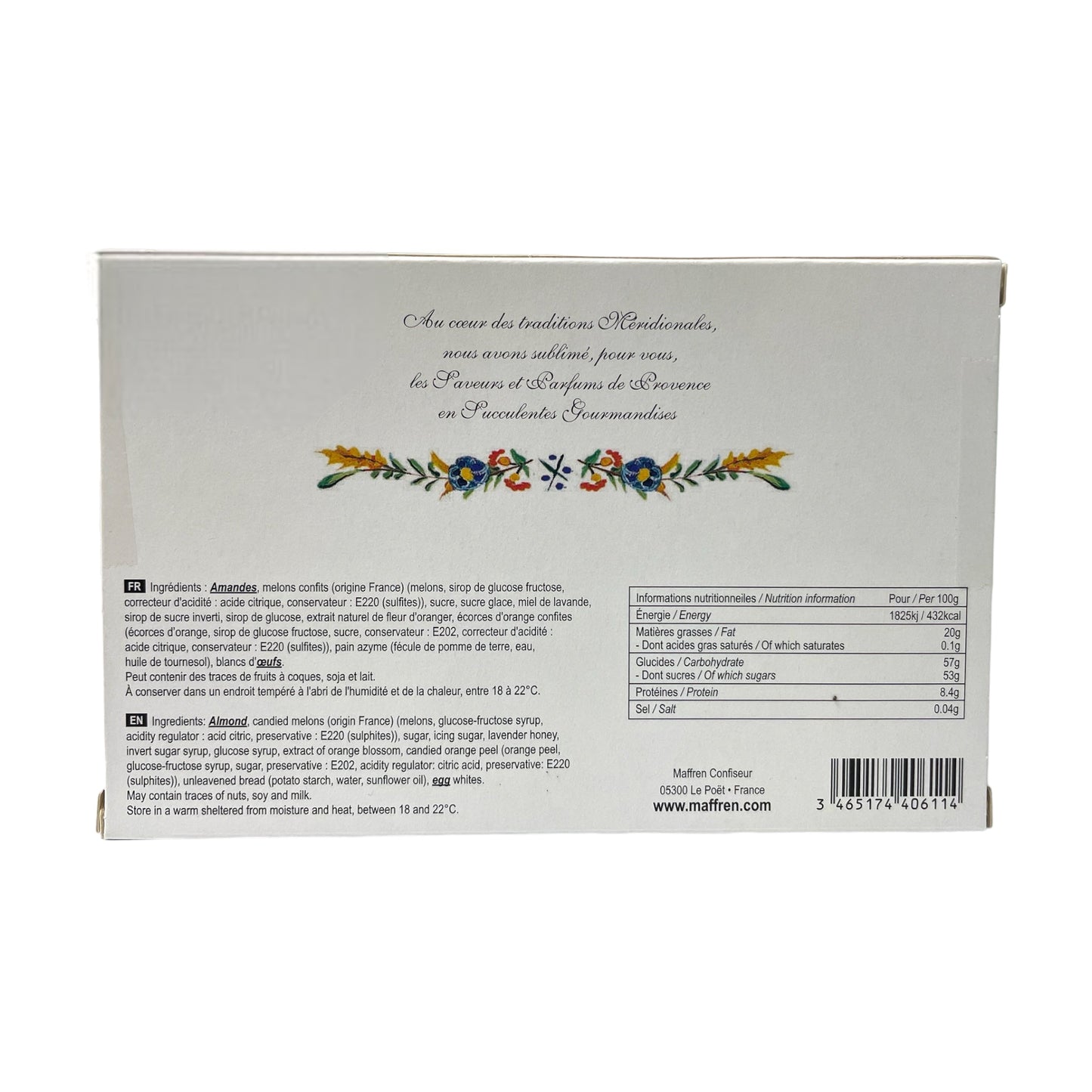Maffren Mini Calissons Provence 3.9 oz (110g)