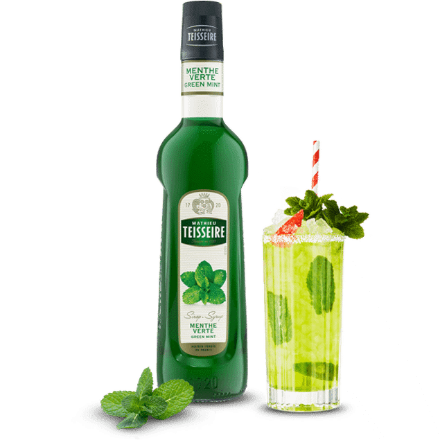 Teisseire Green Mint Syrup Professional, 23.6 fl oz