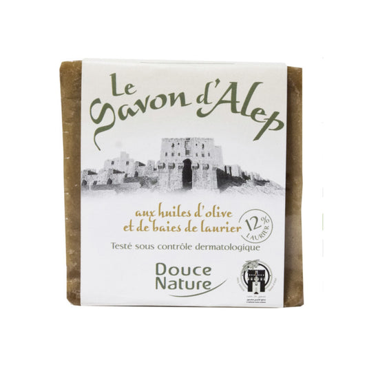 Douce Nature Aleppo Soap Cube (12% Laurel Oil)