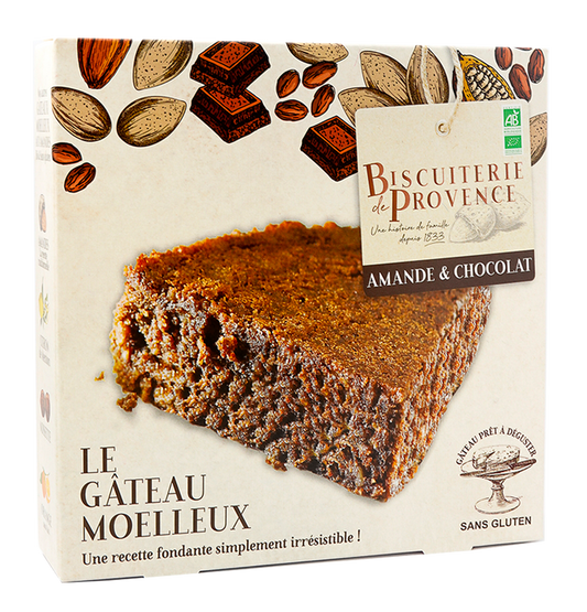 Biscuiterie de Provence Organic Almond Chocolate Cake, Gluten Free, 7.9 oz.