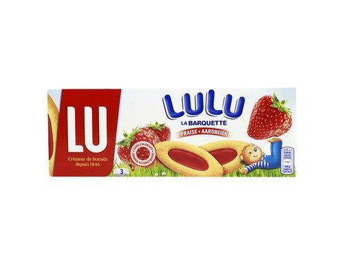 Barquette Strawberry Cookies by LU 4.2 oz.