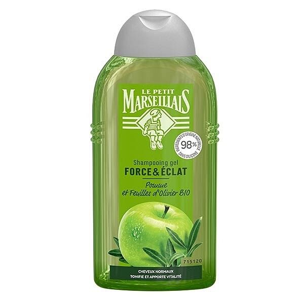 Le Petit Marseillais Apple & Olive Tree Leaves Shampoo for Normal Hair, 8.5 oz