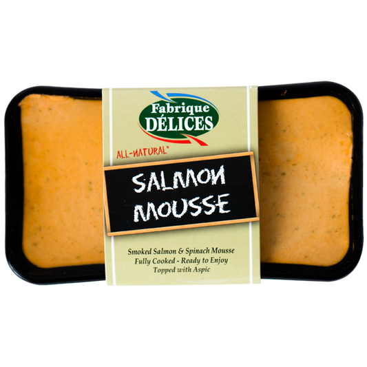 All Natural Smoked Salmon and Spinach Mousse by Fabrique Délices, 7 oz