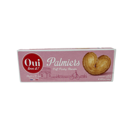 Oui Love It Palmiers French Puff Pastry 3.5 oz. (100g)