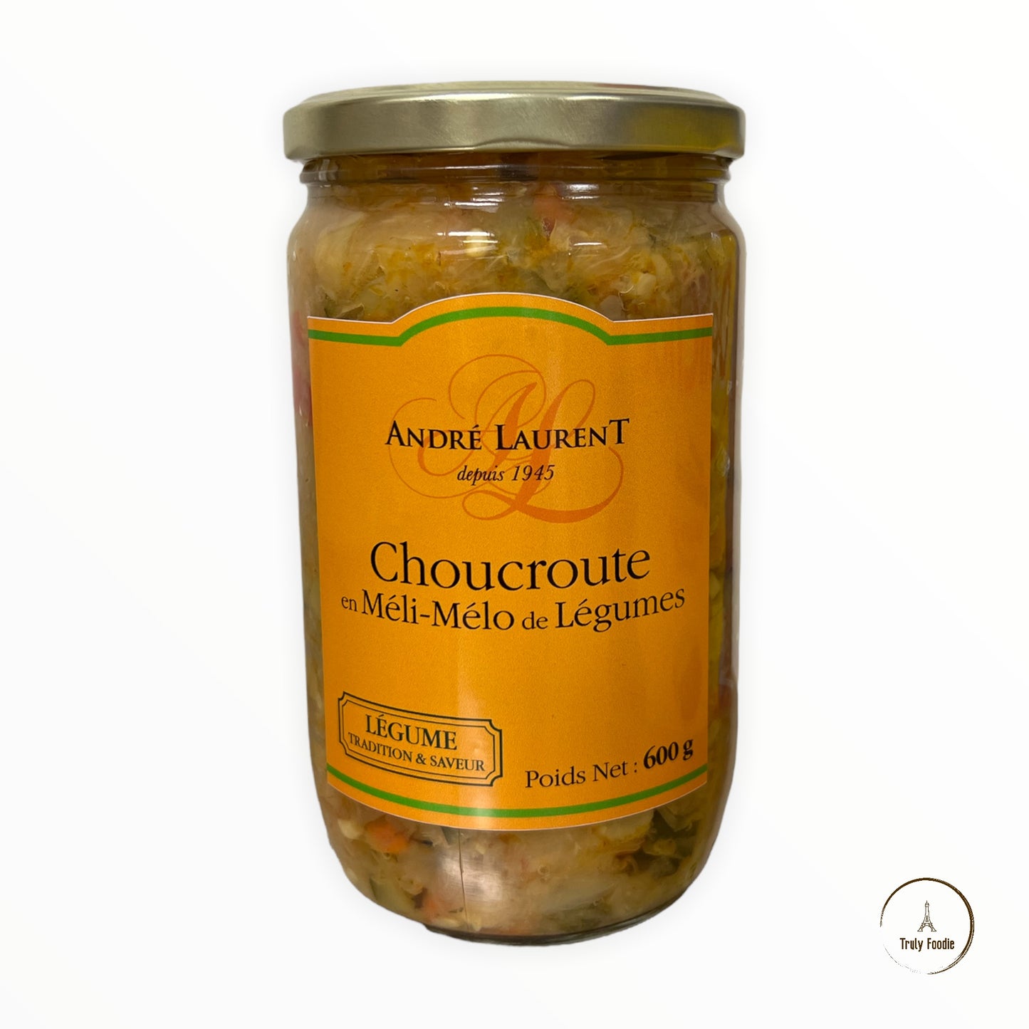 André Laurent Sauerkraut with Vegetables, 21.4 oz (600g)