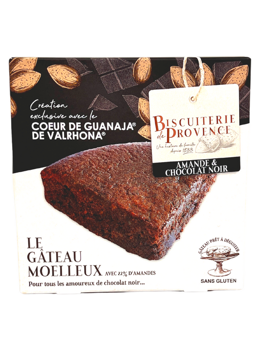Biscuiterie de Provence Almond Cake with Valrhona Chocolate, Gluten Free, 7.9 oz.