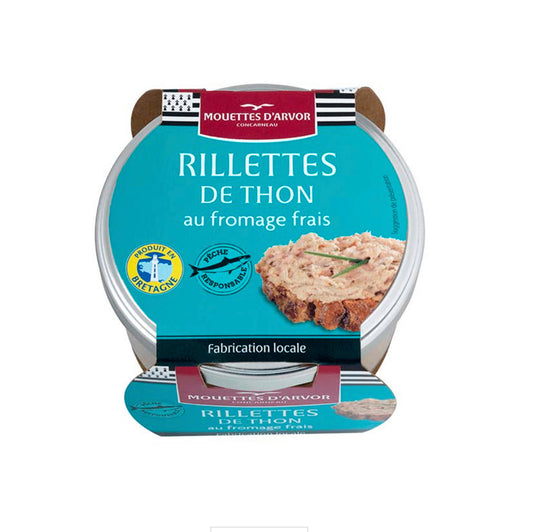 Mouettes d’Avor Tuna Rillettes with Cream Cheese, 4.4 oz (125g)