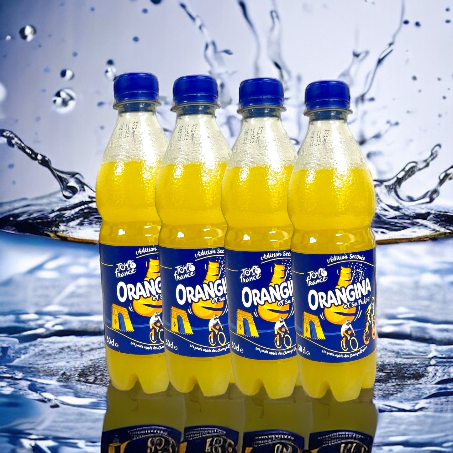 Orangina Citrus Soda Original Plastic Bottle 0.5L 4-pack, 12-pack, 16-pack