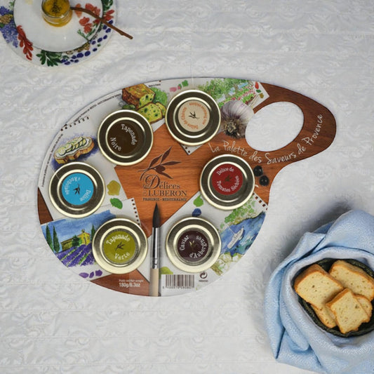 Les Délices du Lubéron Palette Set of Provence Appetizer Spreads 6.3oz (180g)