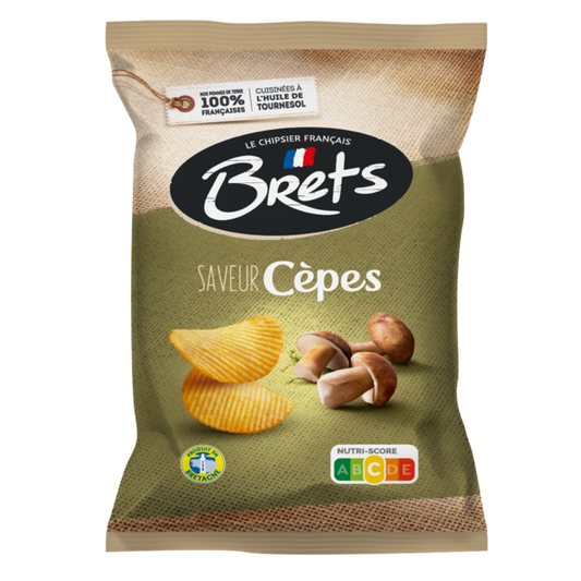 Brets Cep Porcini Mushroom Flavor Potato Chips, 4.4oz