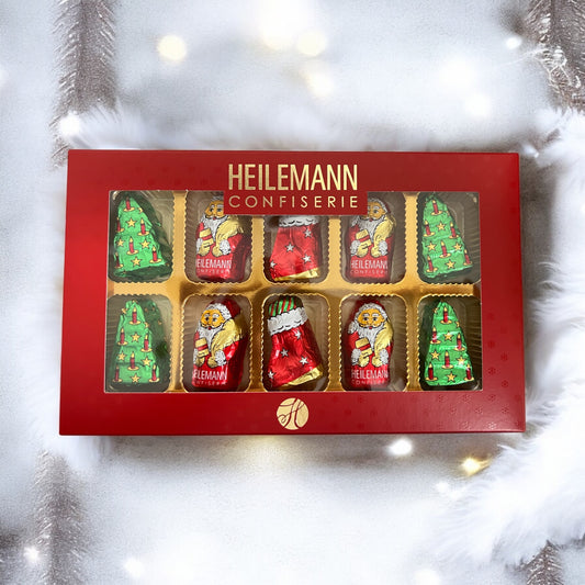 Heilemann Chocolate Assorted Christmas Figures Gift Box 3.5oz