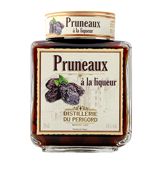 Distillerie du Périgord Prunes in Liqueur 50cl, 16.9oz