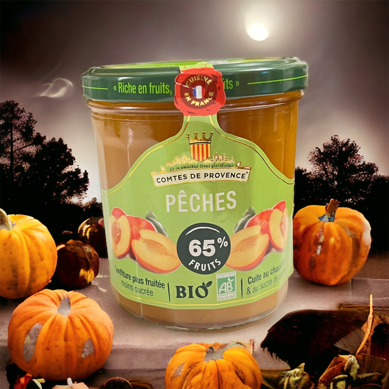 Comtes de Provence Organic Jam Peach Truly Foodie