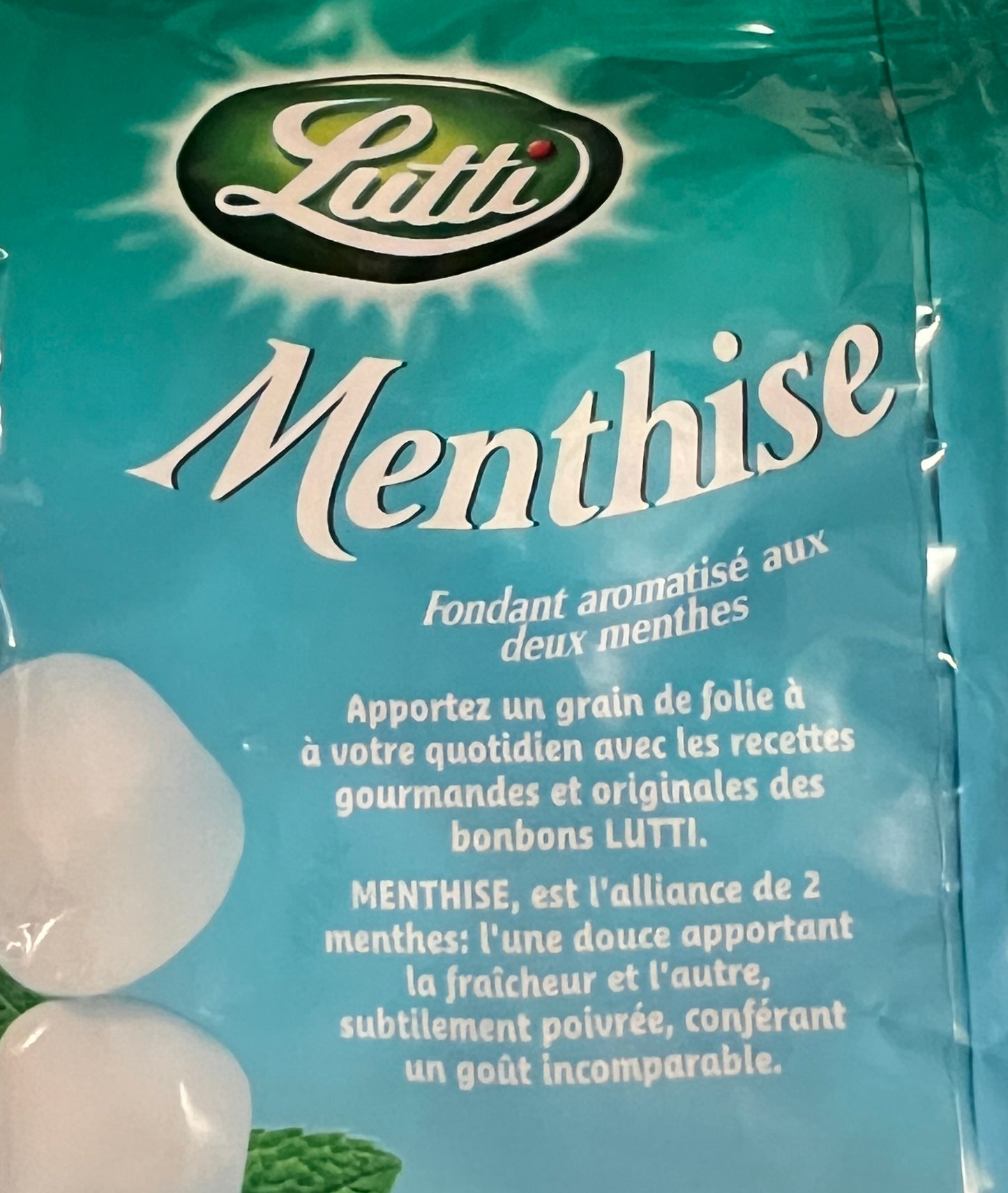 Lutti Menthise Fondant with 2 Mints, 250g (8.9oz)