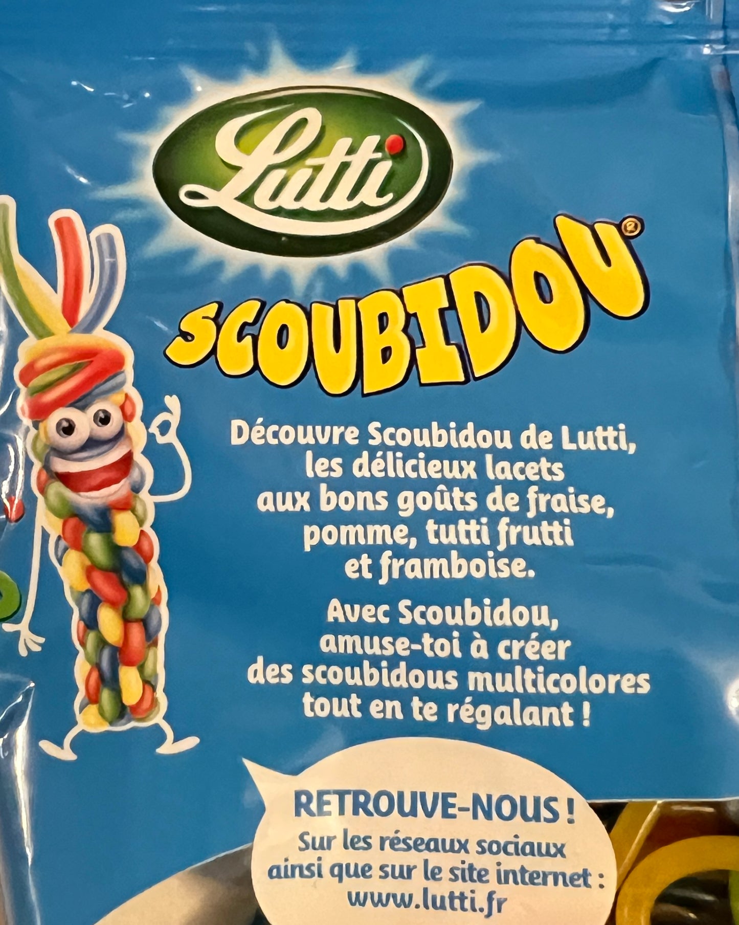 Lutti Scoubidou Candies, 200g (7.1oz)