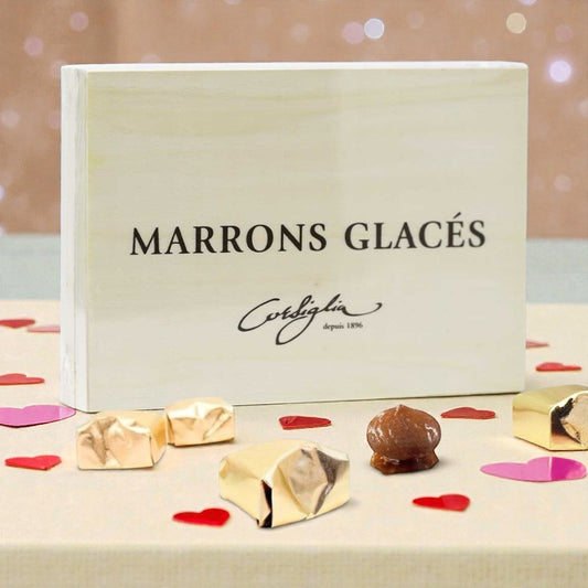 Candied Chestnuts Marrons Glaces by Corsiglia From France 8 Pcs