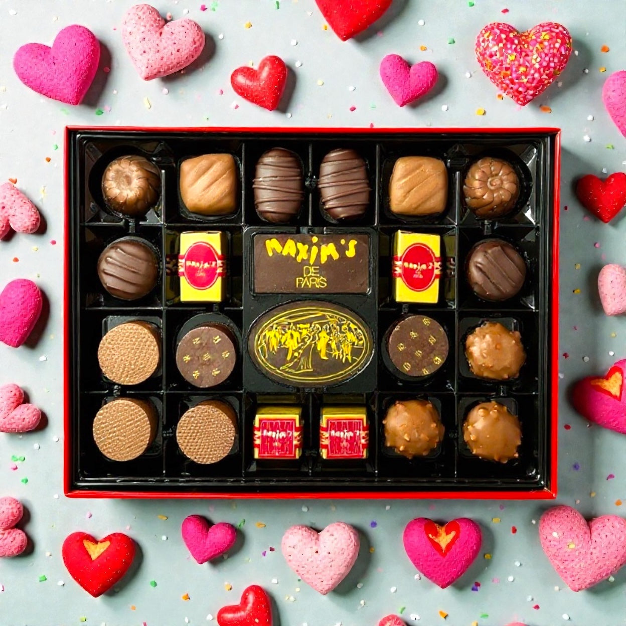 Maxim’s 22 Assorted Chocolates Tin, 7.6 oz (215g)