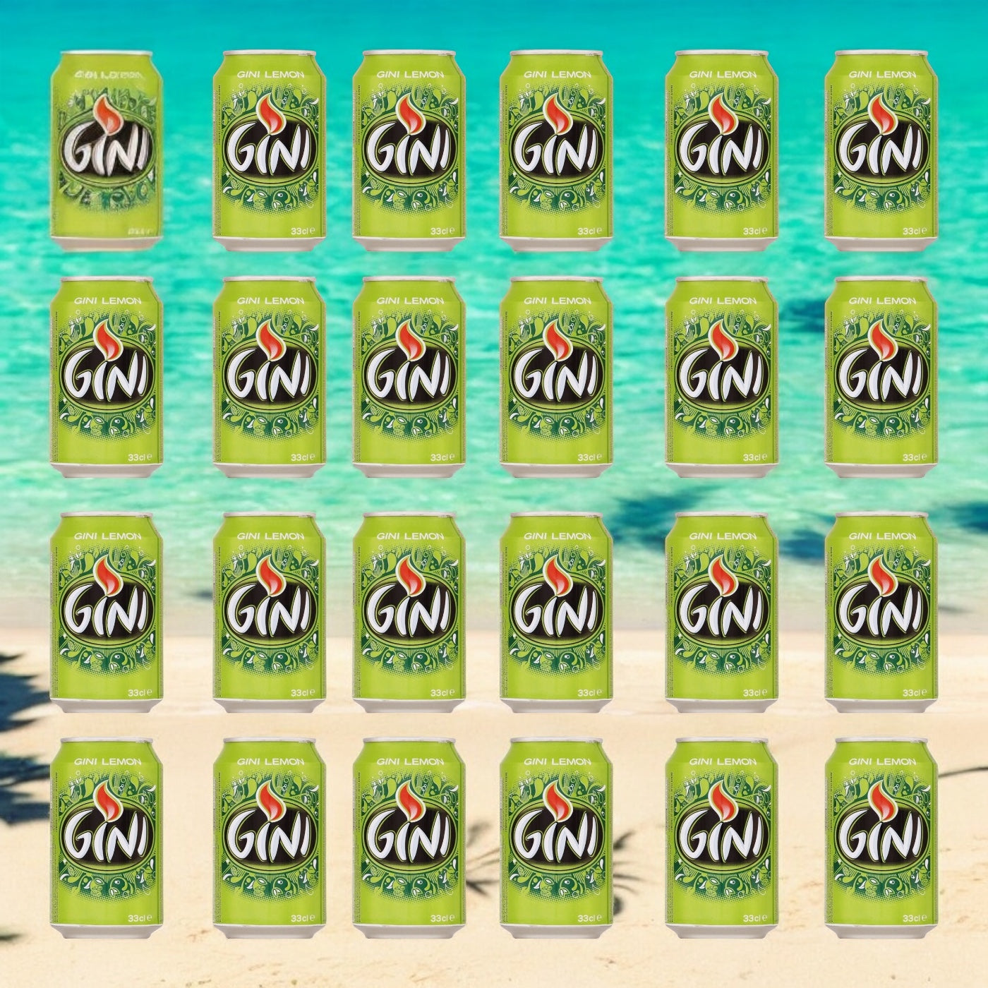 Gini Lemon Soda, 11.2 oz can