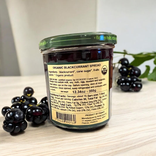 Comtes de Provence Organic Jam - Blackcurrant