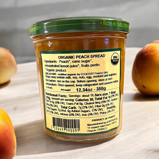 Comtes de Provence Organic Jam - Peach