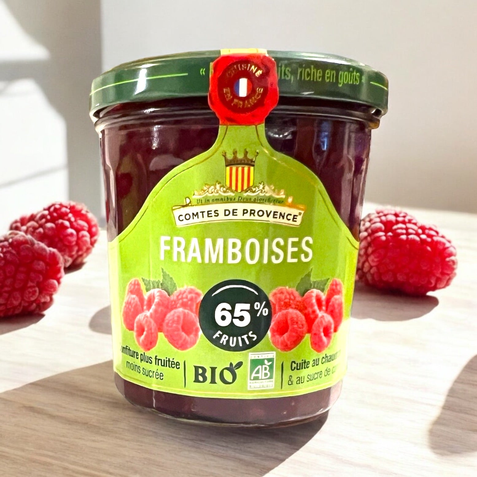 Truly Raspberry Comtes de Provence Organic Jam - Raspberry – Truly Foodie