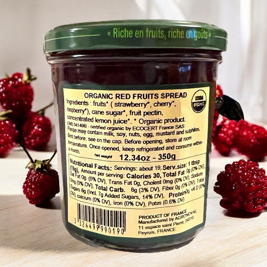 Comtes de Provence Organic Jam - Red Fruits