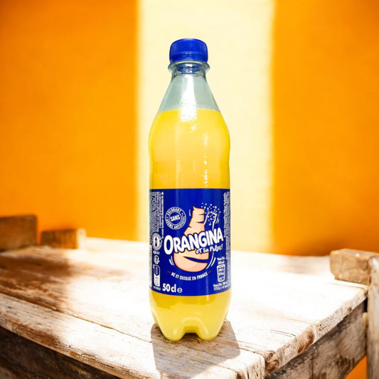 Orangina Citrus Soda Original Plastic Bottle 0.5L 4-pack, 12-pack, 16-pack